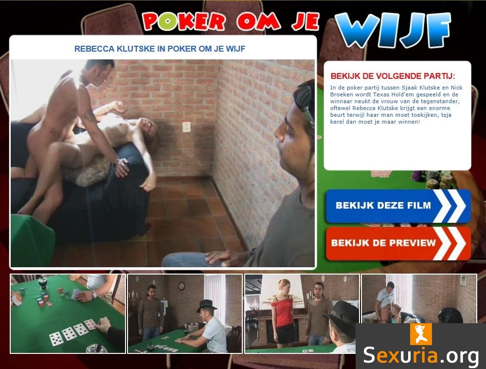 PokerOmJeWijf - Rebecca Klutske in Poker om je wijf (Pearly Blue)
