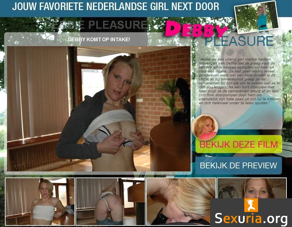 Debby-Pleasure - Debby komt op intake!