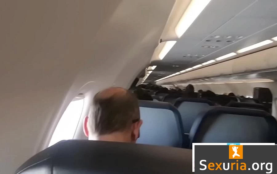 Amateur - Public Airplane Blowjob HD 720p