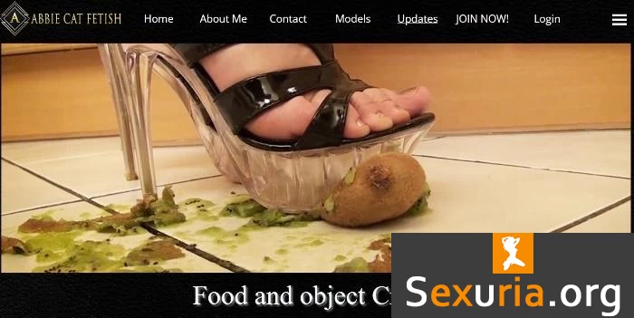 AbbieCatFetish.com SiteRip - Food and Object Crush Fetish Collection