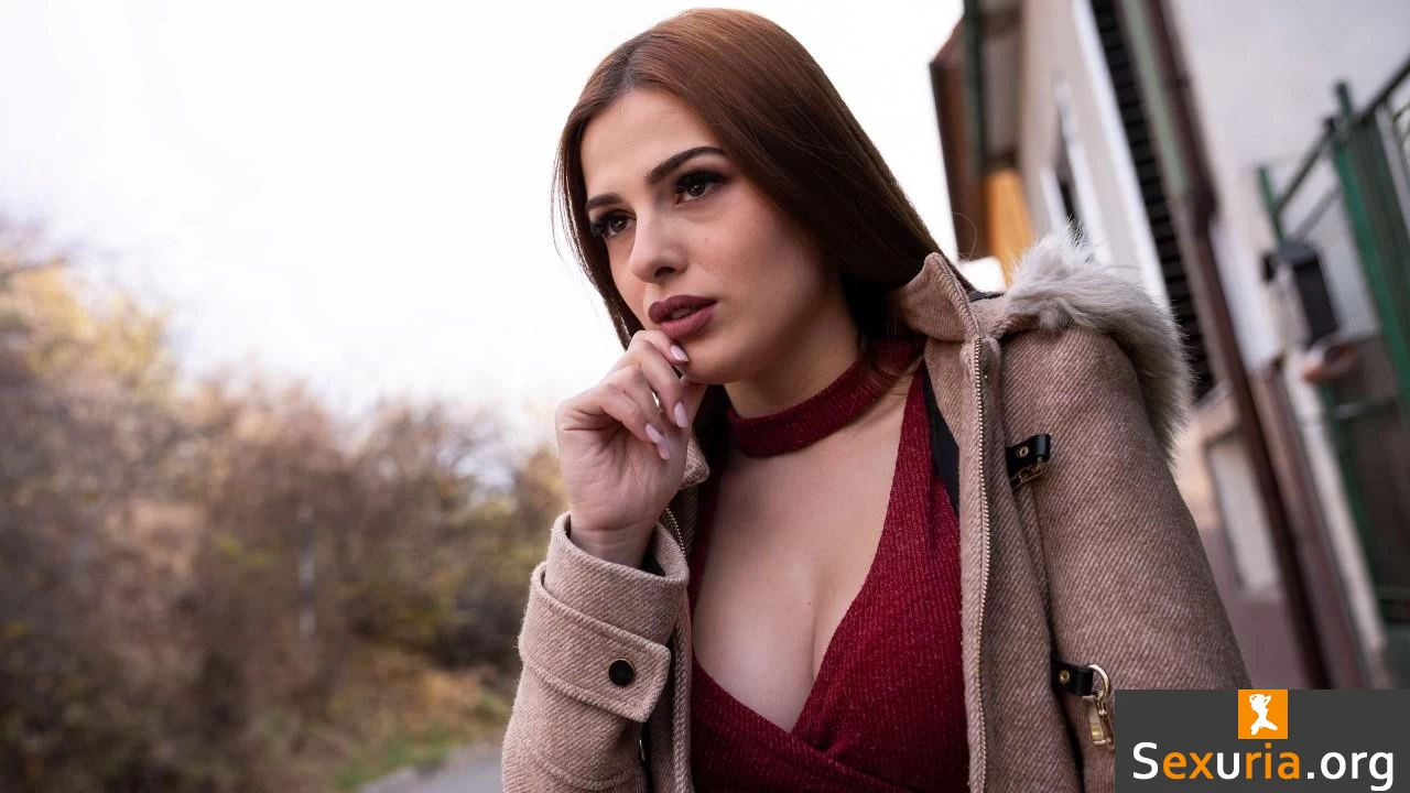 Public Agent - Mina Von D - Italian Redhead in Red Panties 1080p