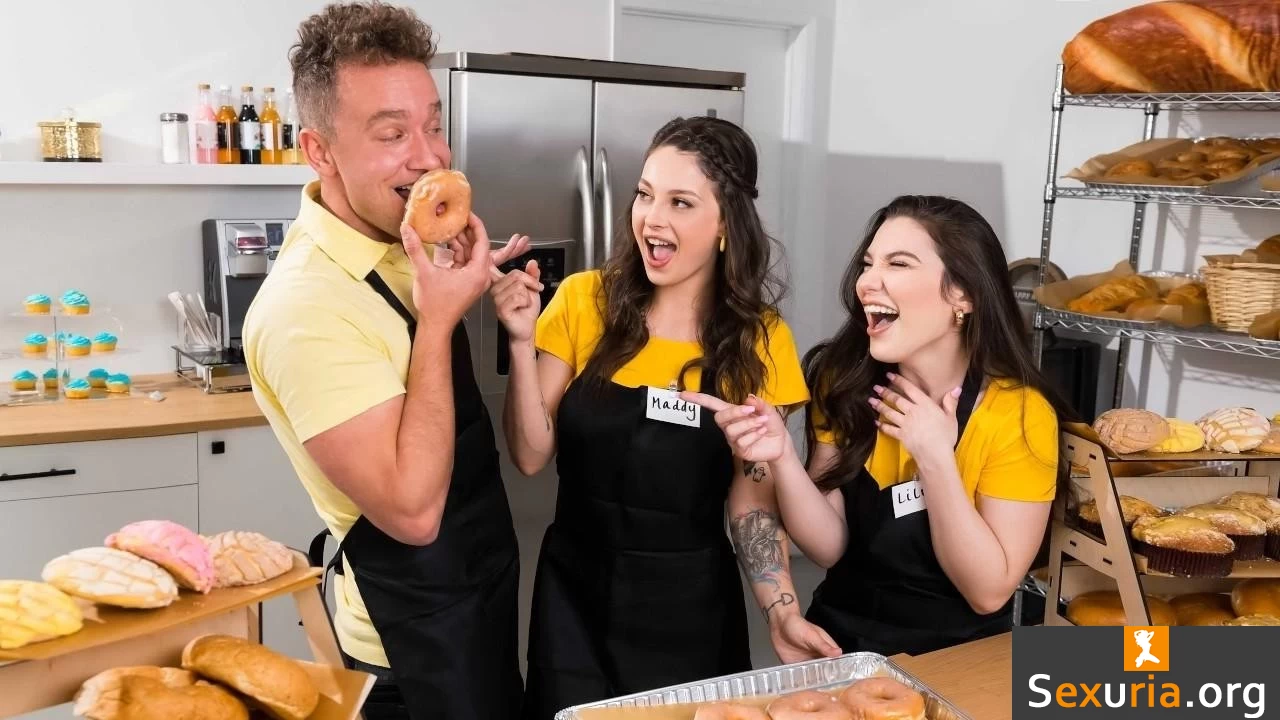 Brazzers Exxtra - Maddy May & Lily Lou - Biz Up Front Party In The Back 1080p