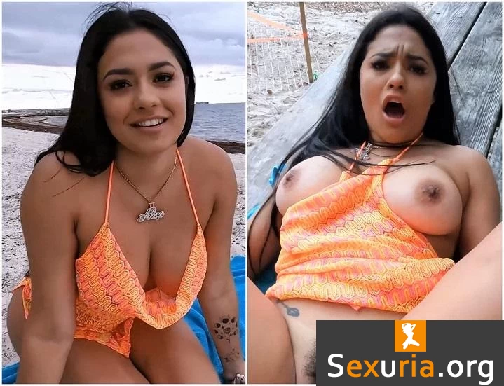 Serena Santos in Lame Labor Day Turns Lustful On Public Beach 1080p