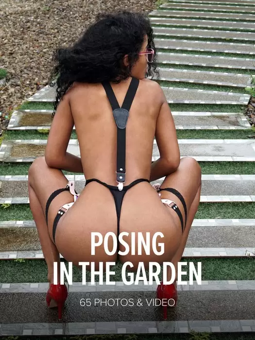 Mia Nix - Posing In The Garden 1080p