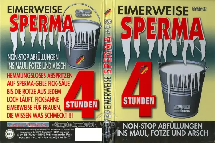 Eimerweise Sperma  - NON STOP Abfüllungen ins Maul Fotze und Arsch