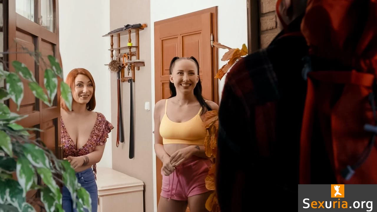 Moms Bang Teens - Lucia Fernandez & Bella Angel - Suckin' At The Homestay SD/1080p