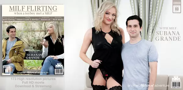 Subana Grande, Morthes - Flirting MILF Subana Grande seduces a toyboy and has hot fucking sex at her house 1080p