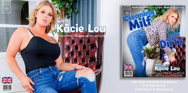 Kacie Lou - Kacie lou is a British big breasted MILF that loves getting dirty while cleaning 1080p