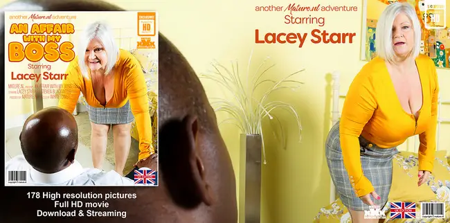 Lacey Starr, Steven Blackwood - Black boss fucks big breasted Lacey Starr until he fills up her pussy  1080p