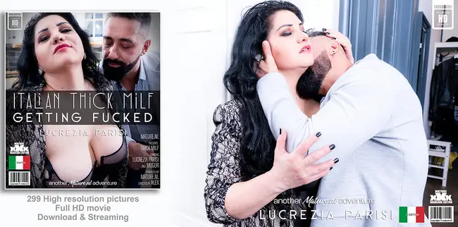 Lucrezia Parisi, Mugur - Fucking Italian Thick MILF Lucrezia Parisi in her livingroom 1080p