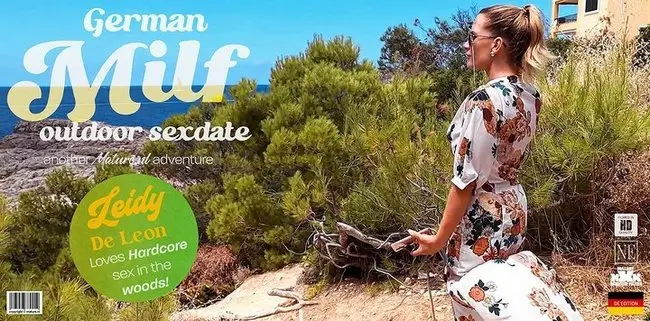 Jean Pallett, Leidy De Leon - Leidy De Leon is a hot German MILF that loves to fuck and suck with strangers in the woods 1080p