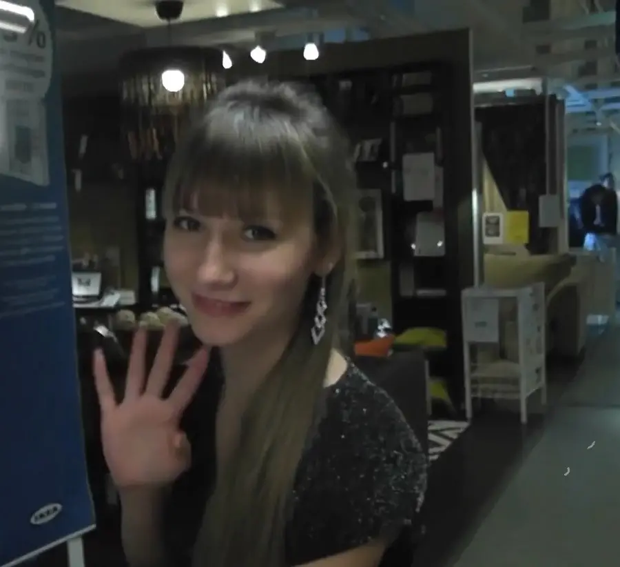 Angel Desert - Spermawalking in Swedish Furniture Store FullHD 1080p