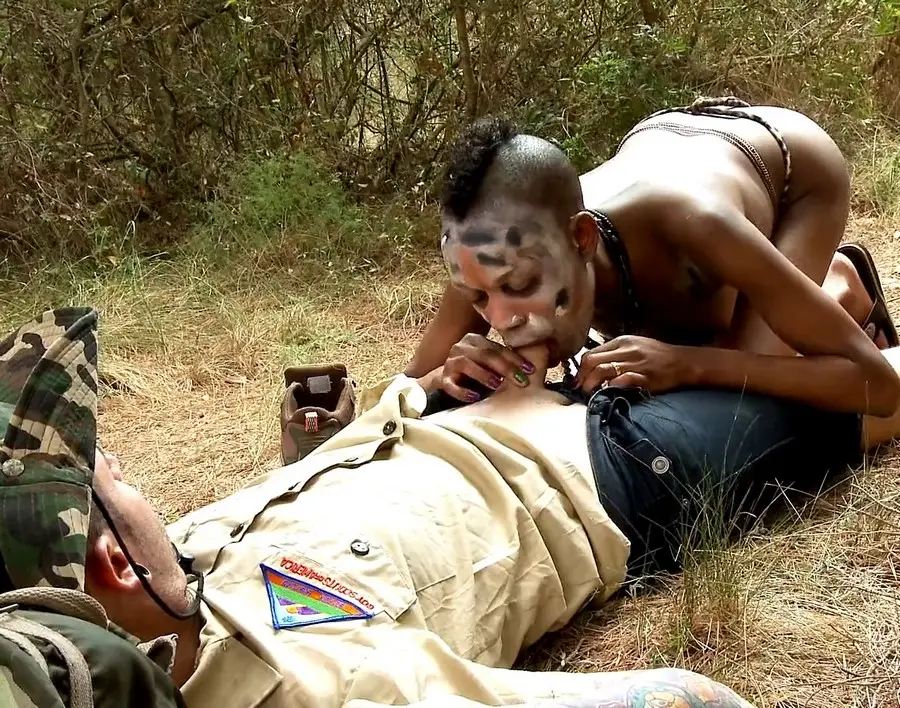 Unknown - White Tourist Fucks Wild African Tribeswoman FullHD 1080p