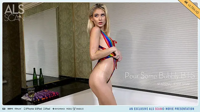 Jessie Saint - Pour Some Bubbly BTS 1080p