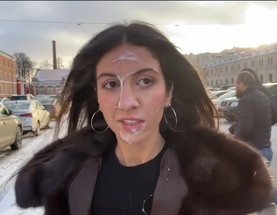 Katty West - Agreed To Walk With A Strangers Sperm On Face In A Public Place Cumwalk FullHD 1080p
