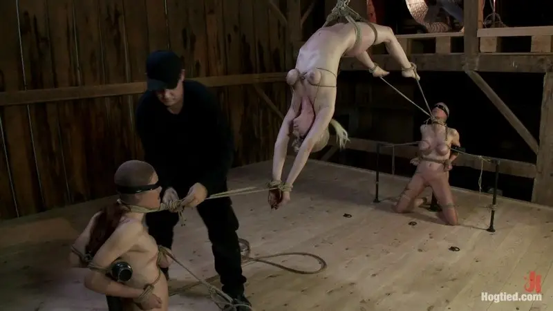 Something You Have Never Seen Before! An Amazing 3 Girl Scene With Brutal Bondage And Orgasms 720p