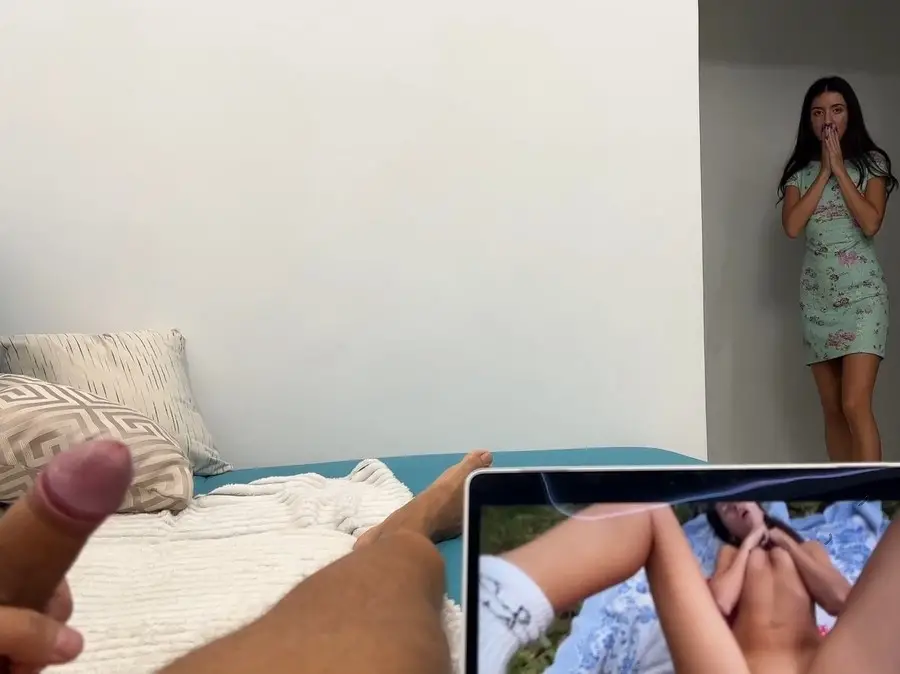 Katty West - I Caught My Neighbor Jerking Off And Decided To Sit On His Hard Dick FullHD 1080p