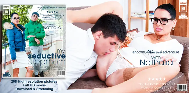 Bruno Baxter, Nathalia - Fucking my bloody hot seductive Czech Stepmom Nathalia on my fathers couch and she loves it 1080p