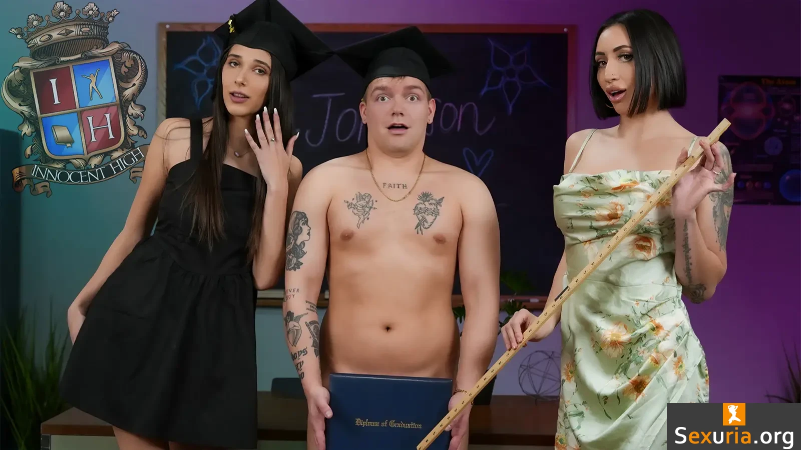 Innocent High - Blaire Johnson & Aria Sloane [1080p]