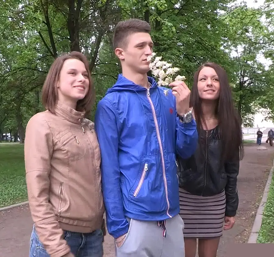 Julia, Dila - Teen Chicks Sharing Stiff Dicks HD 720p