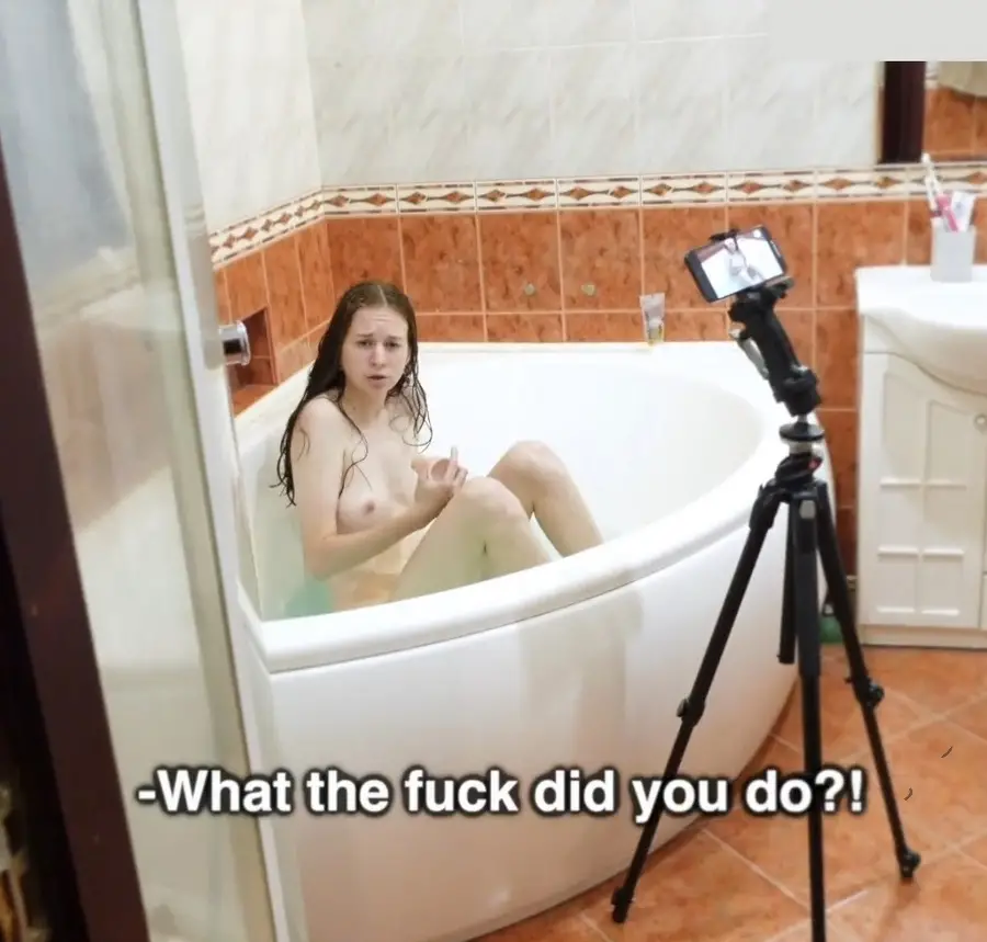 Anna Bali - I Caught My Roommate In The Bathroom Filming A Strange Video FullHD 1080p