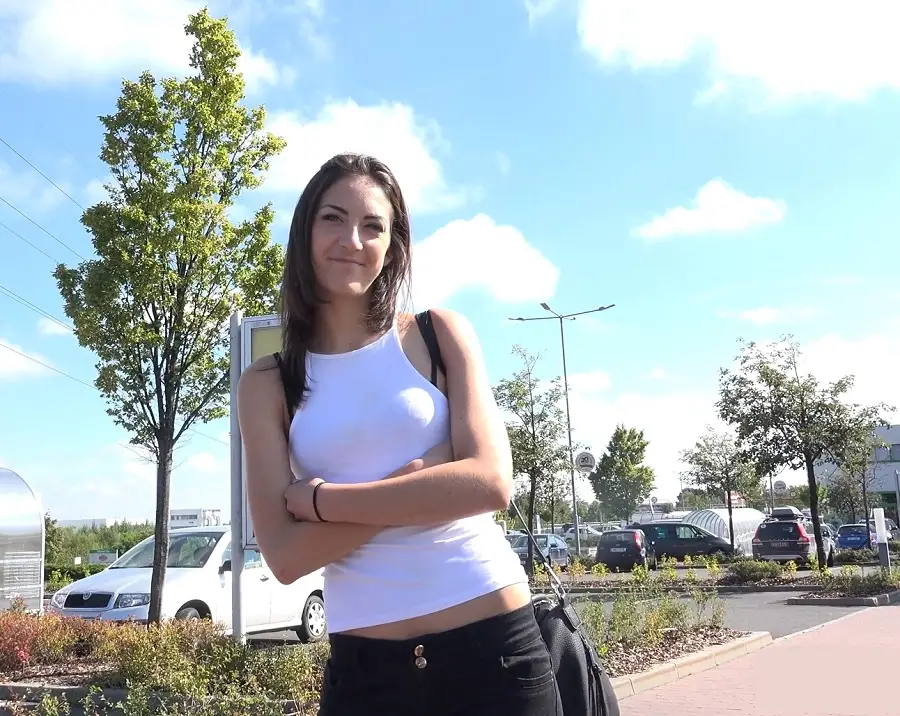 Miky Love - Cute Tall Girl Fuck A Strangers Dick FullHD 1080p
