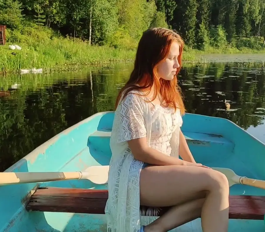 Nika Nut - Boat Fuck Russian River Outdoor Sex FullHD 1080p