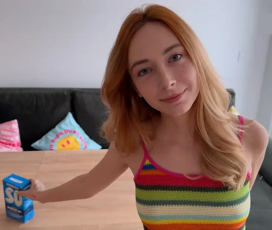 Loly Nebel - Did The Neighbor Come For Salt - A Lustful Girl Wont Let Him Go Without Sex FullHD 1080p