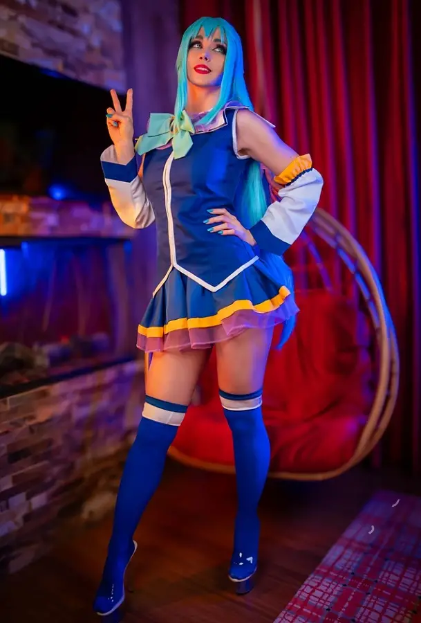 Aery Tiefling - Aqua Сosplay Sex Video FullHD 1080p