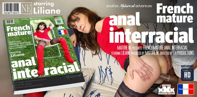 Liliane - French and mature, this horny slut loves a big black cock up her ass 1080p