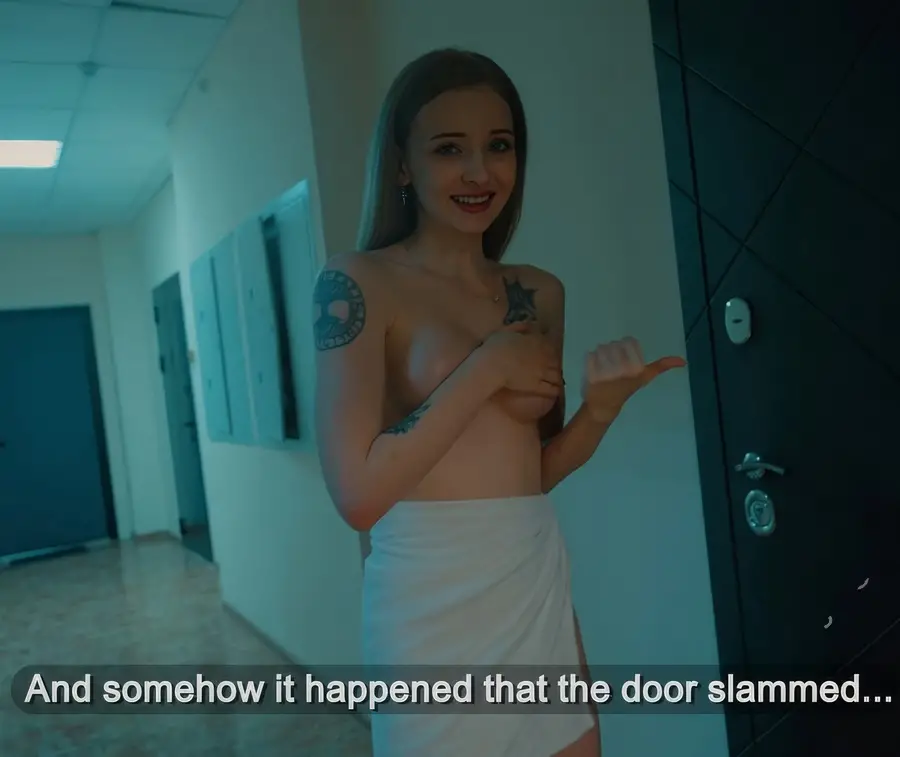 Dolly Rud - Met A Half-Naked Beauty On The Threshold Of His Apartment FullHD 1080p