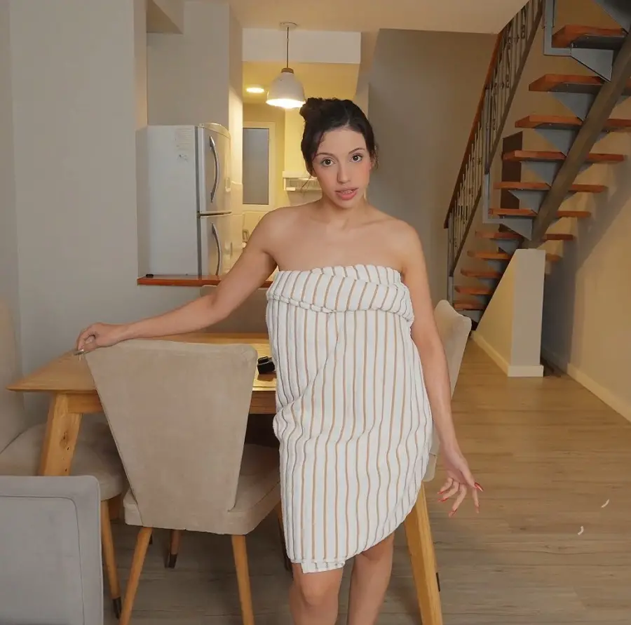 Hot Ruby - I Discover My Neighbor Recording Me In The Bathroom And I Make Him To Fuck Me UltraHD/4K 2160p