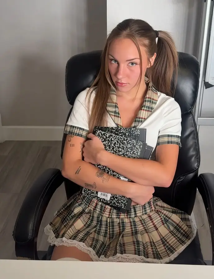 Anya Lacey - Innocent Young Girl In College Uniform Fucked Hard FullHD 1920p