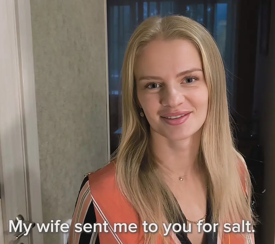 S-Wife Katy - Neighbor Lend Me Some Salt Otherwise i Want To Fuck But There's No One To Do a Blowjob UltraHD/4K 2160p